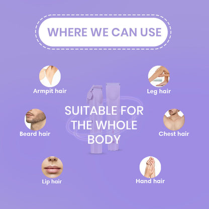 2 in 1 Women Body Shaver